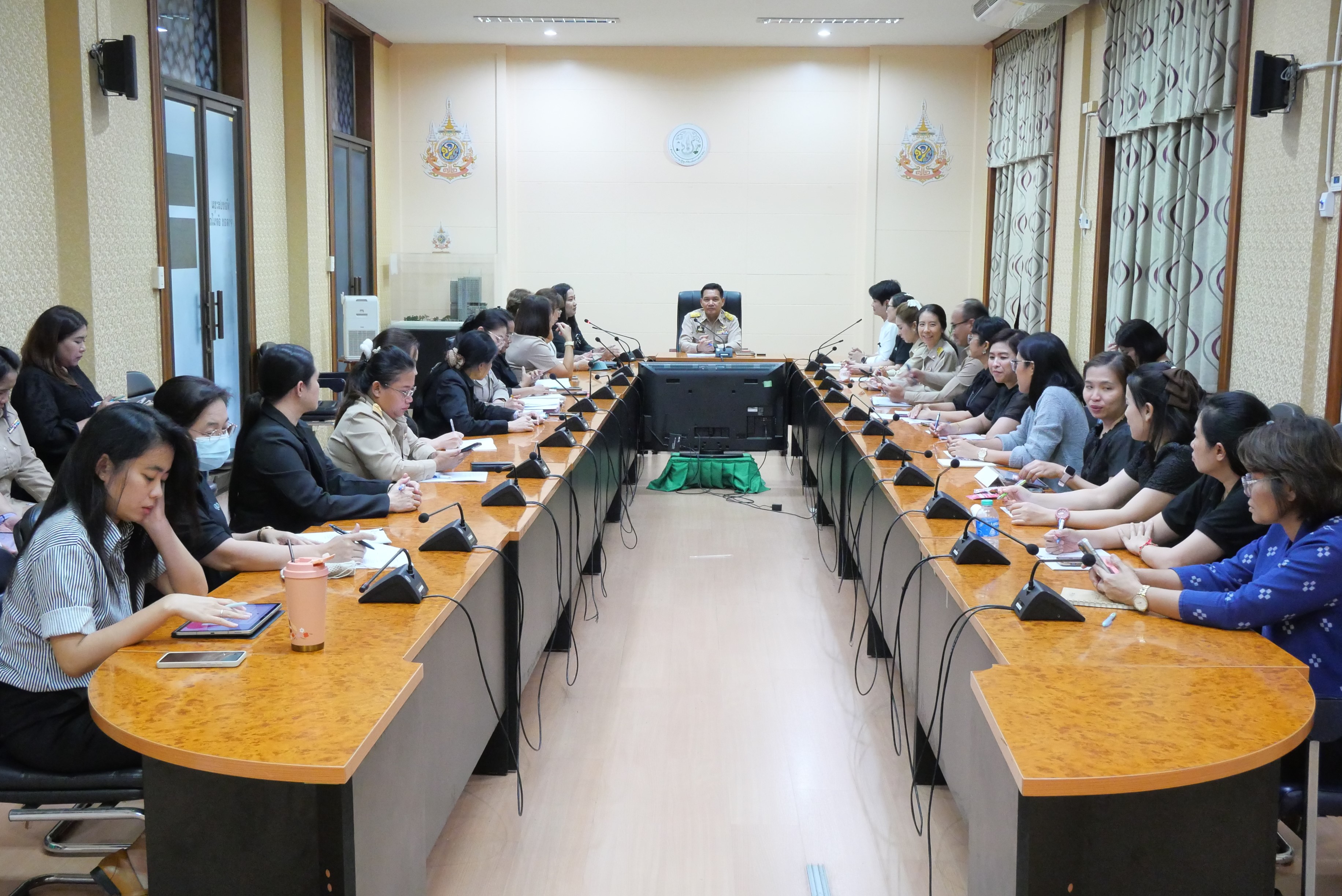 title - ประชุมคณะทำงานฝ่ายต้อนรับ และอาหาร/เครื่องดื่ม กิจกรรม 51 ปี ส.ป.ก. 